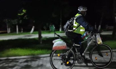 Bakıdan Məkkəyə velosipedlə gedir - VİDEO