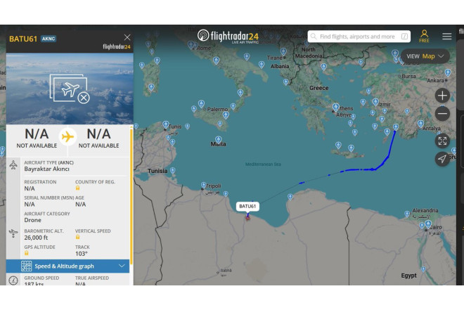 Türkiyə Liviyada uçuş həyata keçirib 