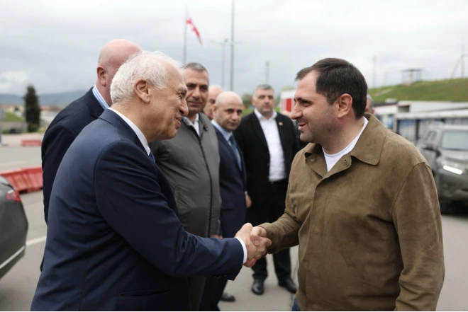 Ermənistanın müdafiə naziri Gürcüstana gedib 