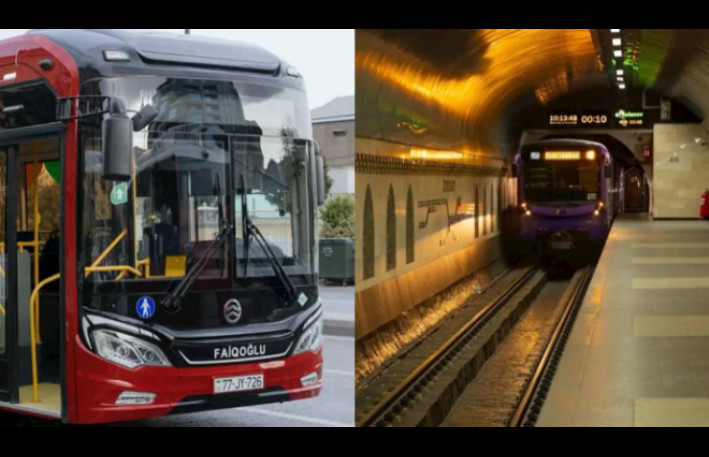 Avtobus və metronun yükü belə azaldılacaq - Sərnişinlərə şad xəbər