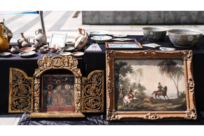 Tarixi əsər əməliyyatı: 374 artefakt ələ keçirildi, 12 NƏFƏR SAXLANILIB