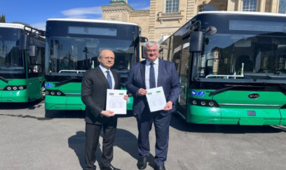 Azərbaycan Ukraynaya 5 sərnişin avtobusu verib 