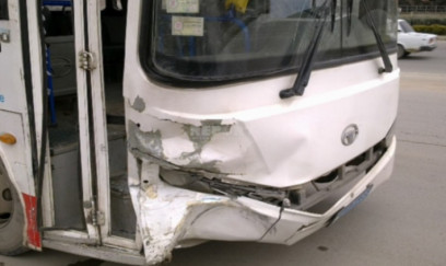 Bakıda avtobus piyadanı vurub öldürdü 