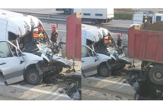 Bakıda ağır qəza baş verib- Yaralılar var - VİDEO