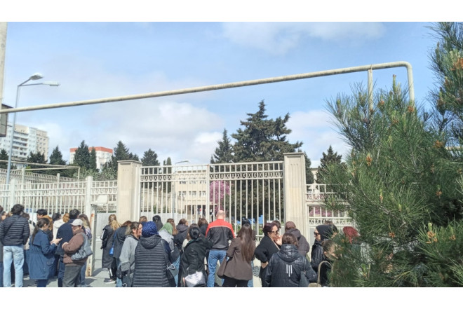Bakıda 9-cu siniflərin buraxılış imtahanında İNSİDENT - FOTO