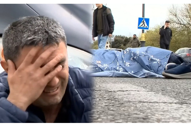 16 yaşlı oğlanı maşınla vurdu, göz yaşını saxlaya bilmədi - VİDEO