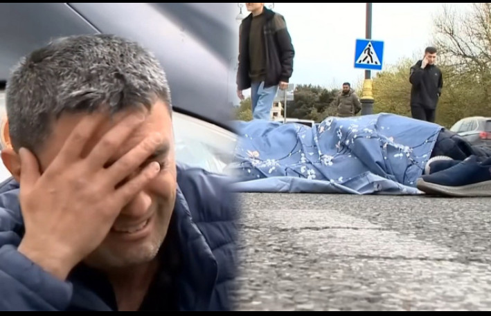 16 yaşlı oğlanı maşınla vurdu, göz yaşını saxlaya bilmədi - VİDEO