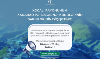 Xocalı sakinlərinin nəzərinə - Müraciətlərin qəbulu başlayır