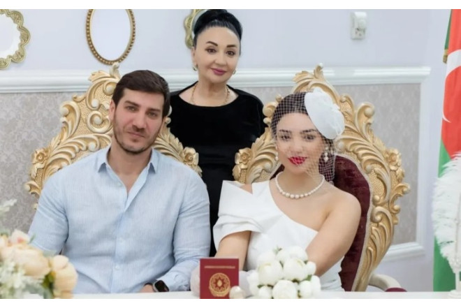 Xalq artistinin qızının nikah FOTOLARI