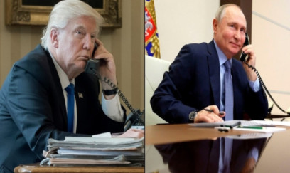 Putinlə Tramp arasında telefon danışığı olub 