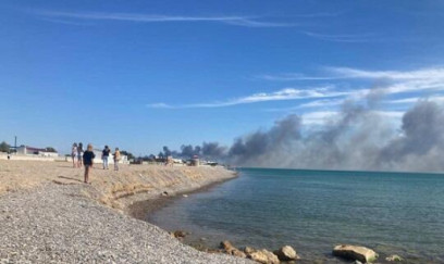 Ukrayna aerodromu və neft bazasını vurdu 