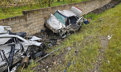 Xaçmazda dəhşətli qəza - Sürücülər öldü + FOTO