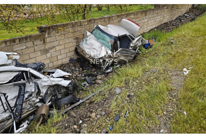 Xaçmazda dəhşətli qəza - Sürücülər öldü + FOTO
