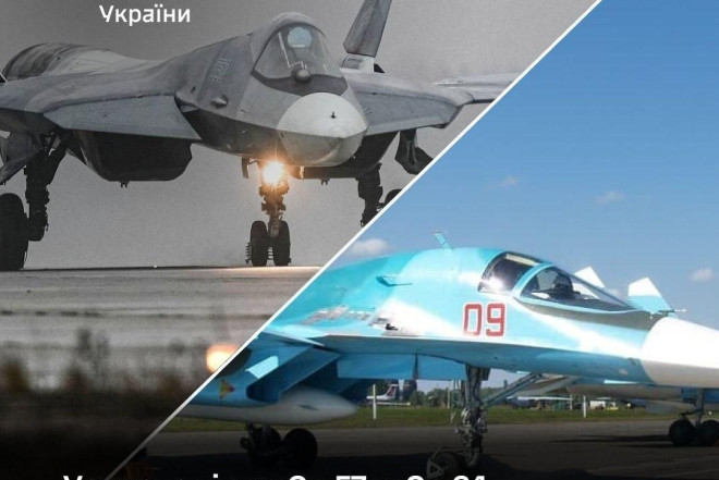 Ukrayna Rusiyanın hərbi təyyarələrini vurduğunu açıqlayıb 
