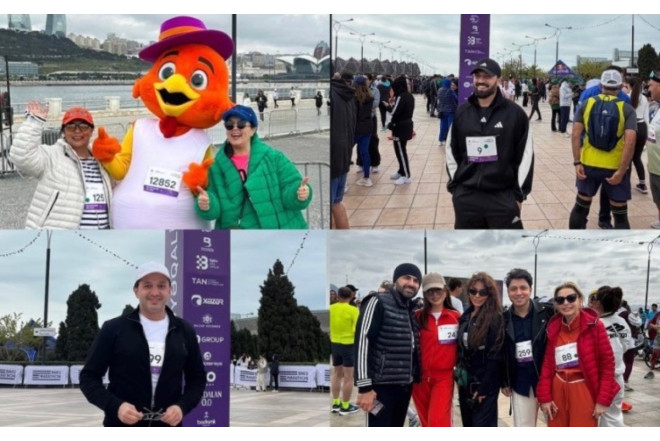 Məşhurlar "Bakı Marafonu 2026"da - FOTOLAR