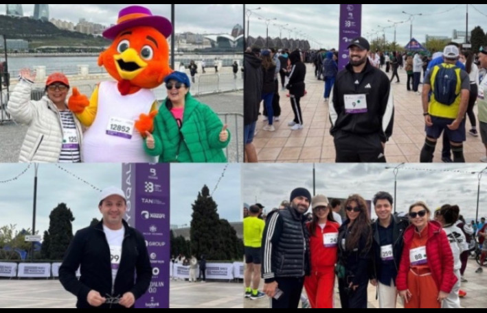 Məşhurlar "Bakı Marafonu 2026"da - FOTOLAR