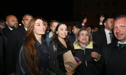 Prezidentin qızları Beynəlxalq Xalça Festivalında - FOTOLAR