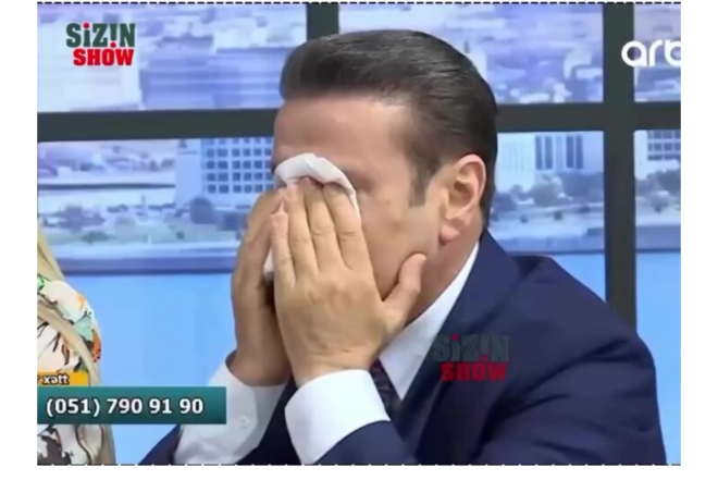 Əməkdar artsitin ifasına hönkür-hönkür AĞLADI - VİDEO