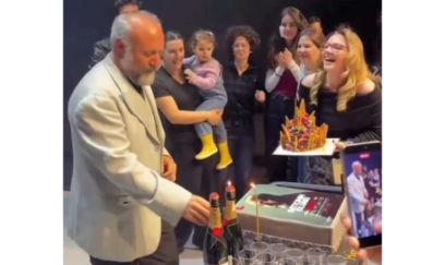 "Sultan Süleyman" 56 yaşını belə qeyd etdi - VİDEO