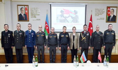 Azərbaycan ilə Türkiyə hərbi nümayəndə heyətlərinin görüşü keçirilib 