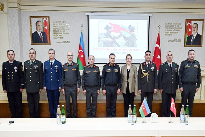 Azərbaycan ilə Türkiyə hərbi nümayəndə heyətlərinin görüşü keçirilib 