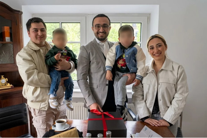 Azərbaycanlı ailənin övladlarını geri qaytarıldılar
