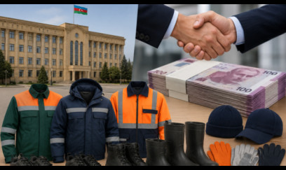 İcra Hakimiyyəti bu şirkətdən 875 min manatlıq gödəkcə, papaq, ayaqqabı və çəkmə alır