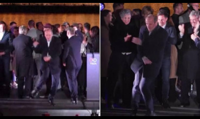 Macarıstanın yeni səhiyyə naziri məşhur rəqsini təkrarladı - VIDEO