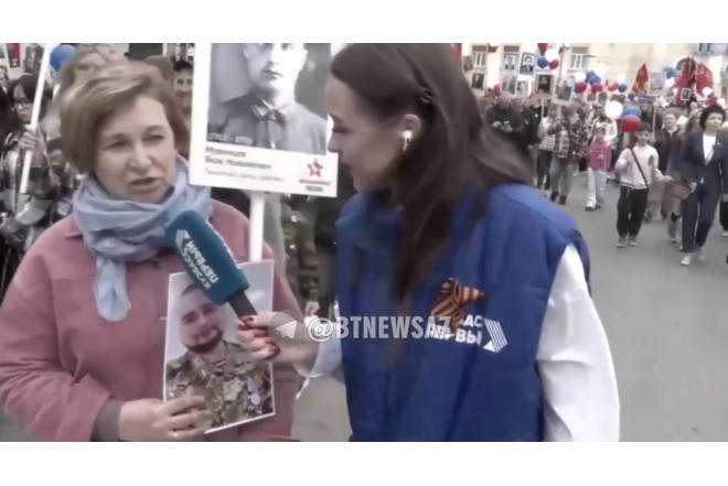 Rusiyalı jurnalist itkin düşən hərbçinin anasını “ikiqat bayram” münasibətilə təbrik etdi - VIDEO