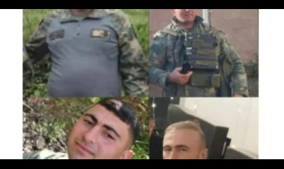 Bugünkü qəzada həyatını itirən hərbçilərin - FOTOLAR
