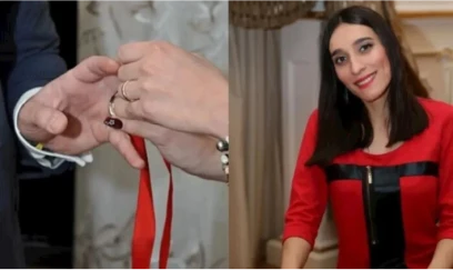 Xalq artistinin qızı nişanlandı 