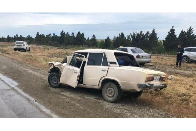 Şəmkirdə ağır qəza: ölən var