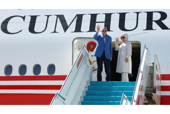 Ərdoğan mühüm toplantı üçün Qazaxıstana yola düşdü