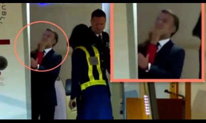Makron arvadına xəyanət edir? -SİLLƏLƏNDİ... 