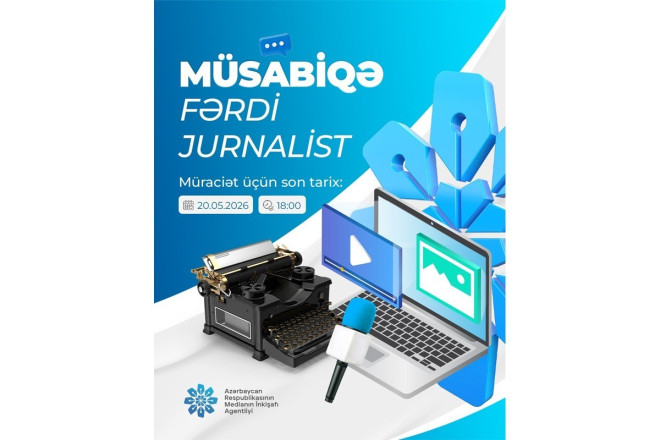 MEDİA jurnalistlər üçün müsabiqə elan edib