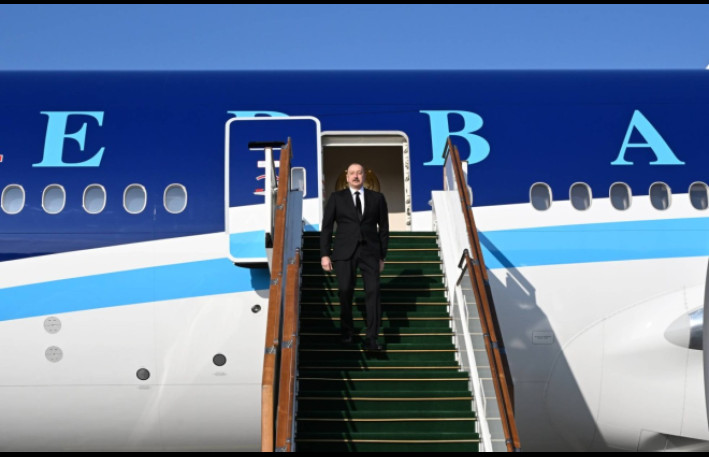 Prezident Qazaxıstandadır