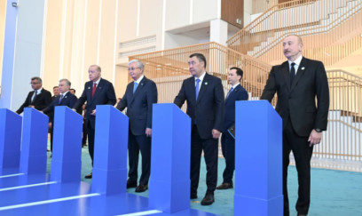 Prezident təməlqoyma mərasimində 
