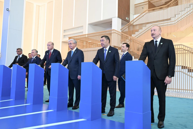 Prezident təməlqoyma mərasimində 