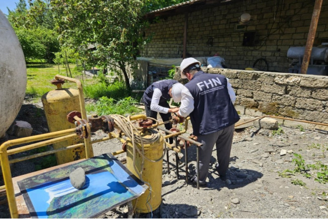 Qəbələdə maye qazdoldurma məntəqəsinin istismarı dayandırılıb - FOTOLAR