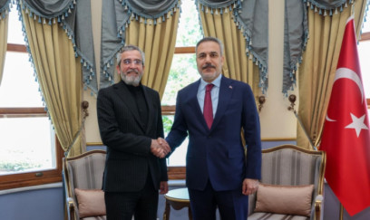 Hakan Fidan İstanbulda Əli Baqerini qəbul edib 