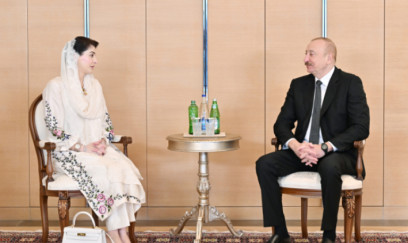 İlham Əliyev Pakistanın Pəncab əyalətinin Baş nazirini qəbul etdi - FOTO