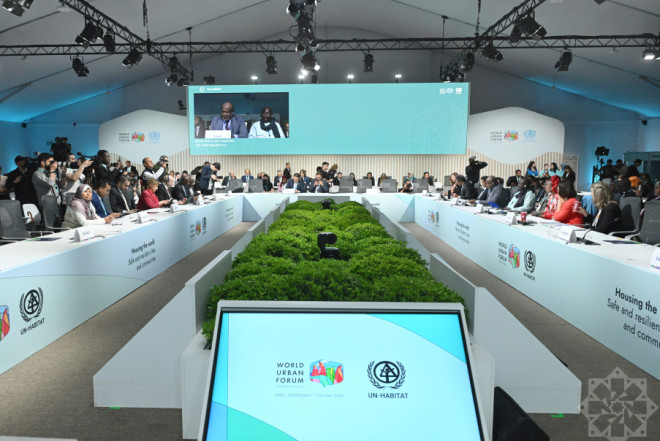 WUF13: Nazirlər səviyyəsində görüşdə hansı məsələlər müzakirə edildi? - FOTO