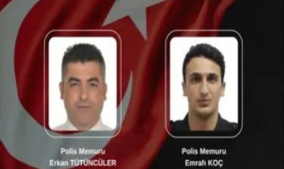 Türkiyədə 2 polis şəhid olub 