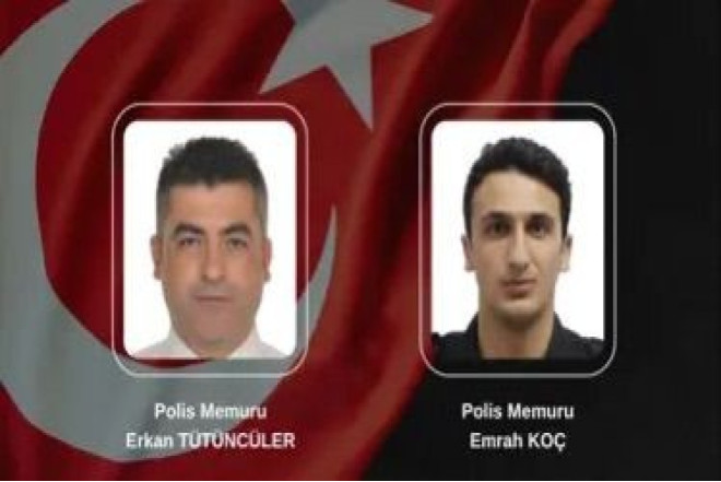 Türkiyədə 2 polis şəhid olub 
