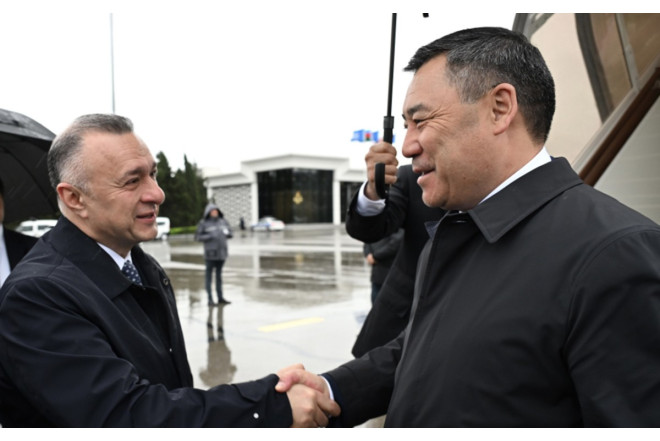 Japarov Azərbaycana gəldi