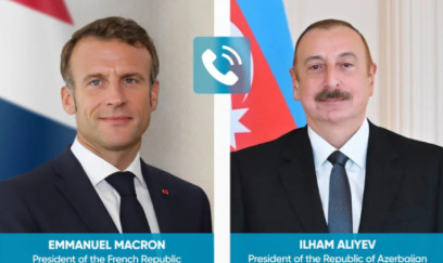Emmanuel Makron İlham Əliyevə ZƏNG ETDİ