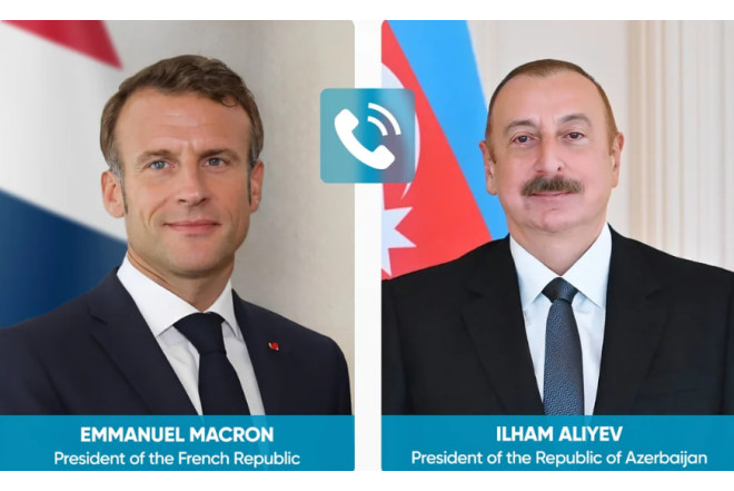 Emmanuel Makron İlham Əliyevə ZƏNG ETDİ