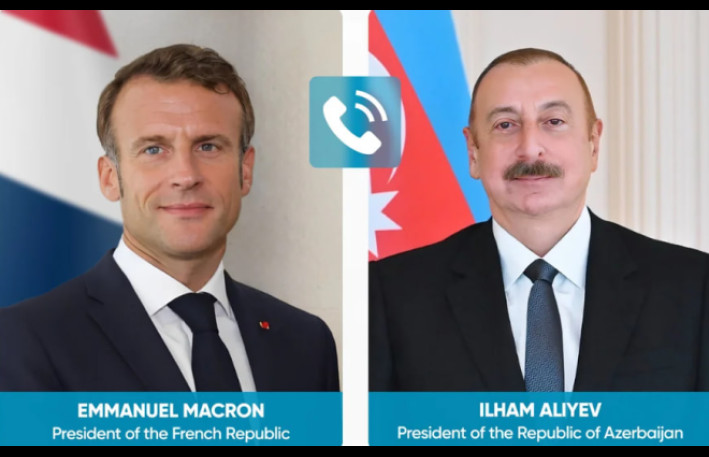 Emmanuel Makron İlham Əliyevə ZƏNG ETDİ