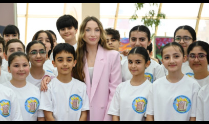 Alena Əliyeva olimpiadanın final mərhələsini izlədi - FOTOLAR