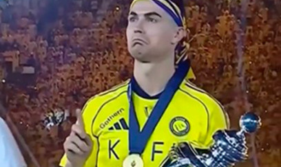 Ronaldonun maraqlı çempionluq sevinci - VİDEO